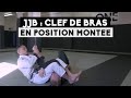 Jjb  clef de bras en position monte