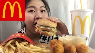 EP7 สั่งแมคโดนัลด์ ชุดบิ๊กแมคมากินค่ะ McDonald&#39;s Big Mac | French fries | cheese balls | Cheese Dip