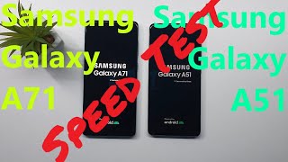 Samsung Galaxy A71 vs Samsung Galaxy A51 - SPEED TEST + multitasking - Which is faster!?