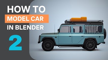 Modelleren van een terreinwagen in Blender - Beginnersvriendelijke tutorial - DEEL 2/4