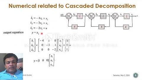 03_State Space Analysis_ Cascaded and Parallel Decomposition