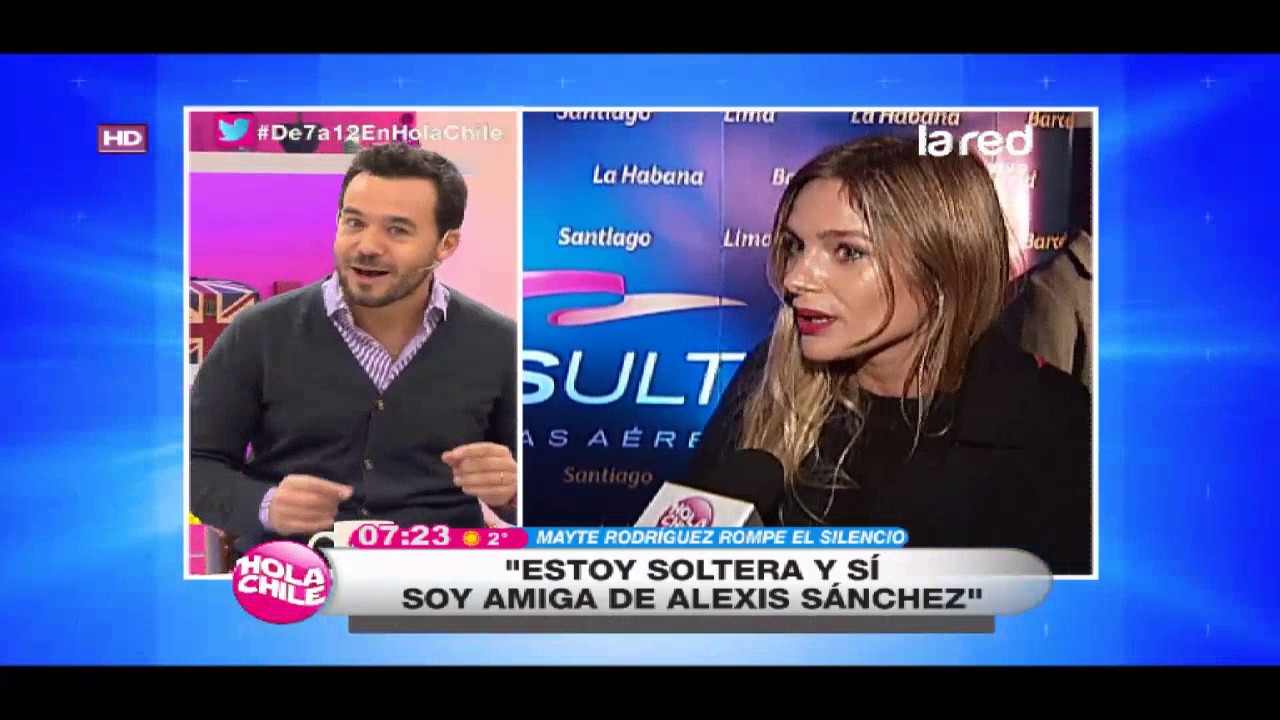 ¡Al fin! Mayte Rodríguez rompe el silencio y habla sobre la relación que tiene con Alexis Sánchez