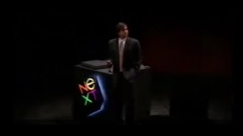 Steve Jobs présente NeXT & NeXTStep (1990)
