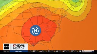 Severe storms and dangerous heat in the eastern U.S.
