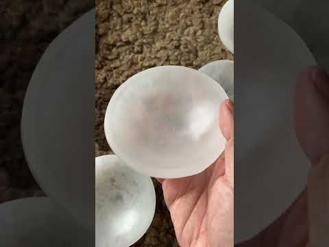 Selenite Round Bowl (example 1)