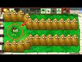 Plants vs Zombies Hack - 1 Gatling Pea vs Tall Nut vs Gargantuar