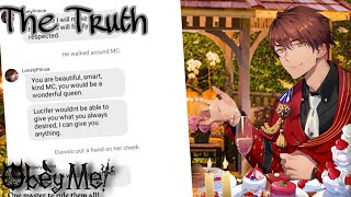 The Truth///Obey me texting story///