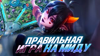 КАК ПРАВИЛЬНО ИГРАТЬ НА МИДУ В MOBILE LEGENDS