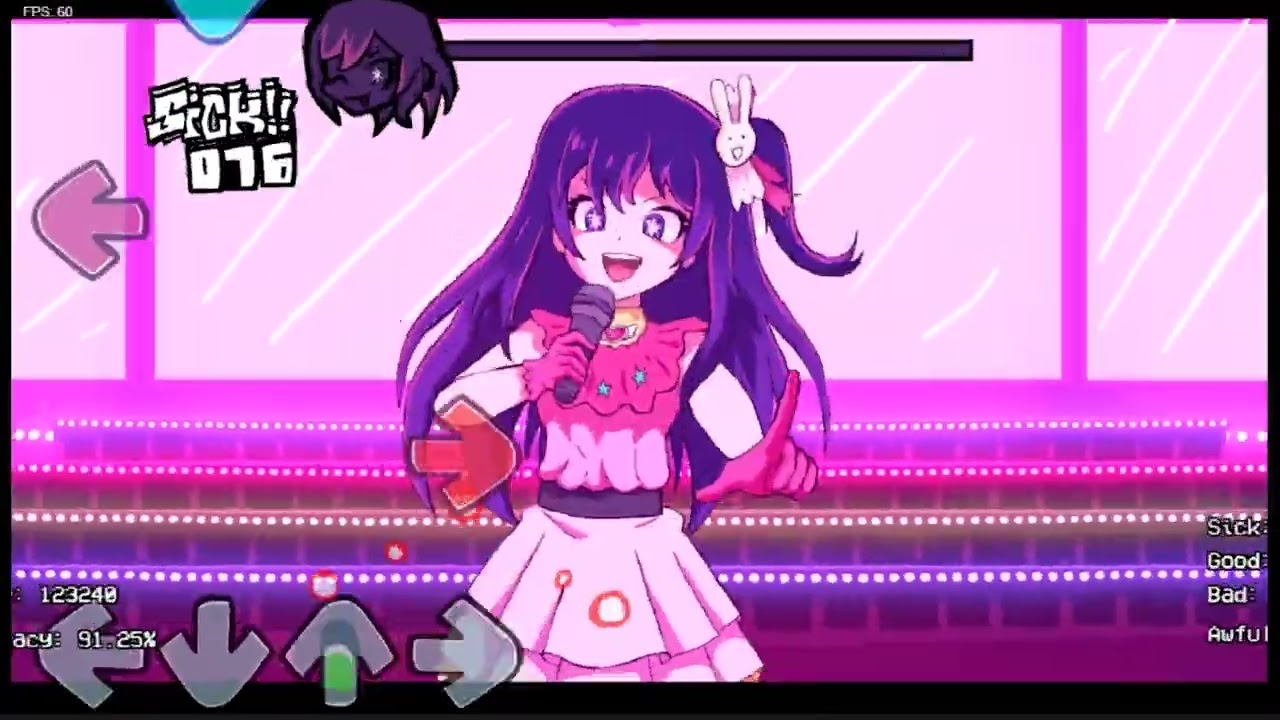 FNF: IDOL with Oshi no Ko FNF mod game play online