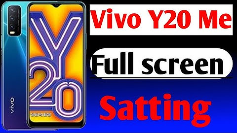 vivo y20a full screen setting | vivo y20 me full screen setting kaise use Kare | gestures navigation