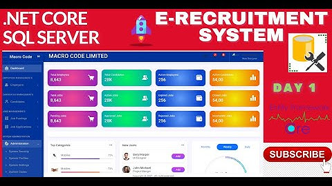 Part1: Build Completed E-Recruitment System with ASP.NET Core MVC - Part 1 - Administrator Job Board