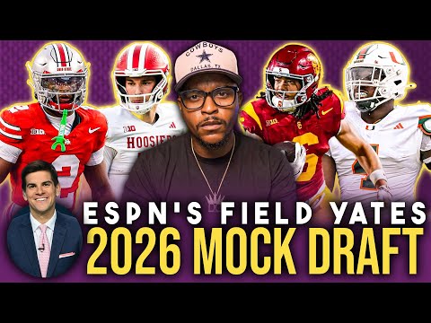 ESPN’s Field Yates 2026 NFL Mock Draft REACTION | Full 1st-Round Breakdown & Analysis