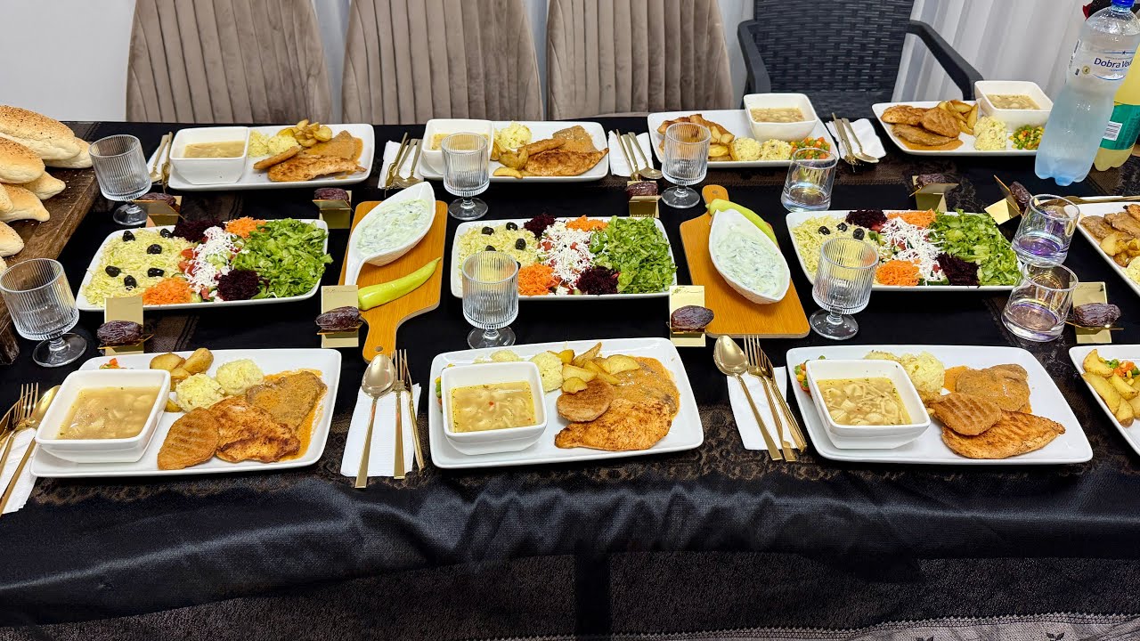 Meny Ramazani për 10 Persona si në Restaurant 👌🥰