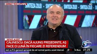 Călinescu: În Constituție nu scrie ca președintele să aibă o anumită meserie