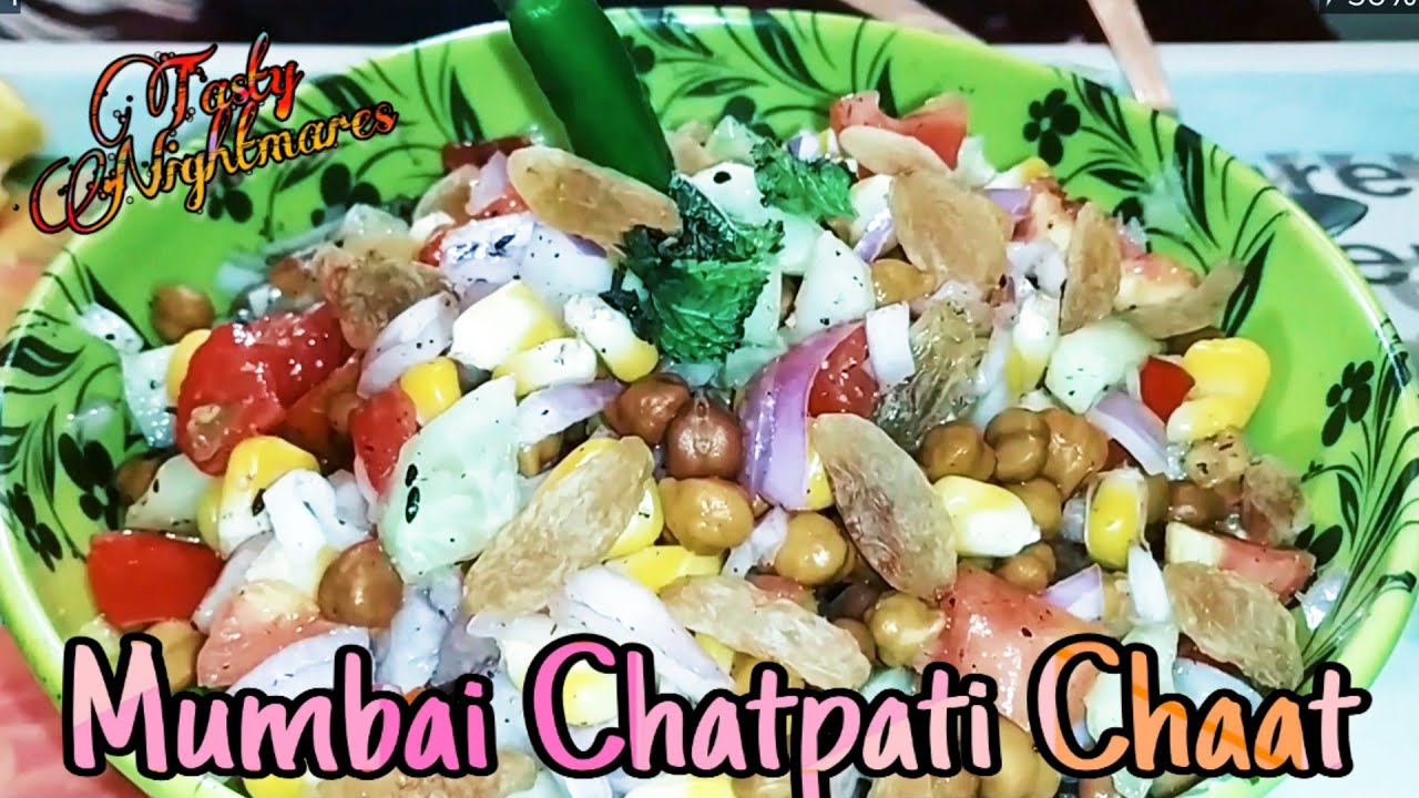 Chana Chaat Recipe मुंबई चटपटी चना चाट Mumbai Chatpati Chaat | Tasty ...