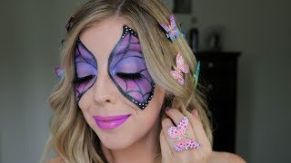 Colorful Butterfly Makeup Halloween Tutorial