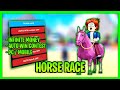 *NEW* Horse Race Script - Infinite Money, Auto Win Contest, Auto Hatch And More 