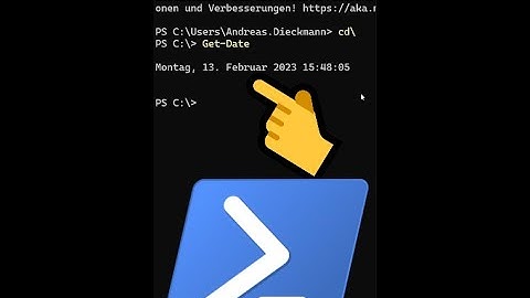 Datum und Uhrzeit mit PowerShell per "Get-Date"