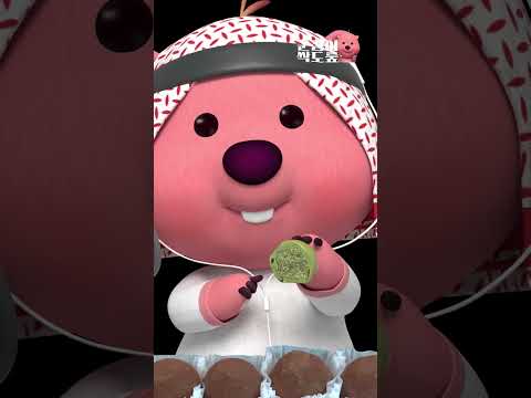 <strong>팝핑</strong> 두쫀쿠가 있다?💥 두바이 쫀득쿠키 먹방 #잔망루피 #두쫀쿠 #먹방