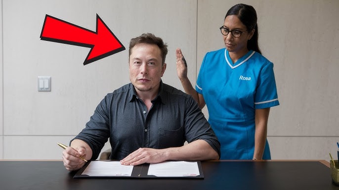 Elon Musk Was About to Sign the Contract — Then the Cleaning Lady Said  “Don’t” and He Froze