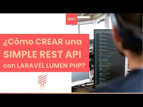 ¿Cómo CREAR una SIMPLE REST API con LARAVEL LUMEN PHP?