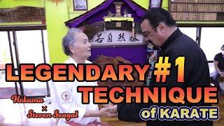 The big man Down with one hand!Steven Seagal meets Legendary technique of KARATE in Okinawa [part1]