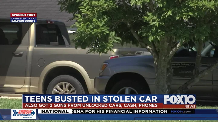 Teens arrested in stolen car, police recover stolen guns