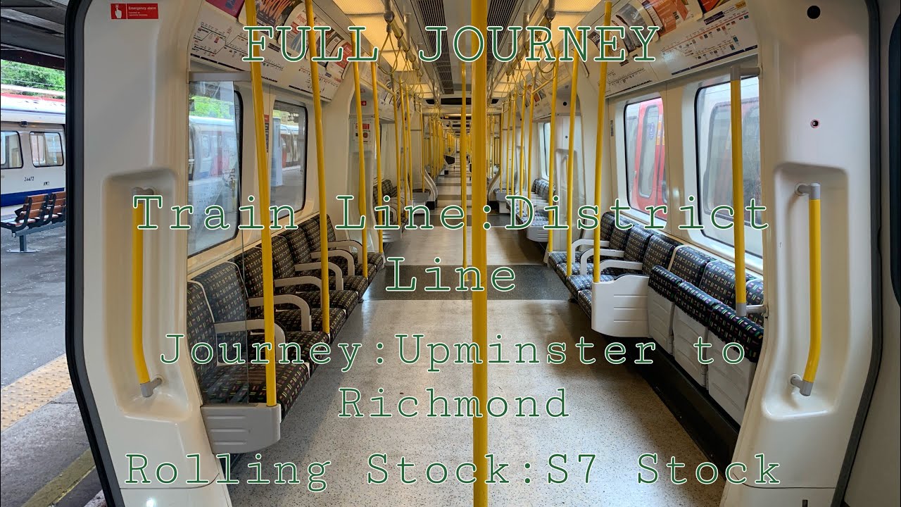 Full Journey on the District Line from Upminster to Richmond