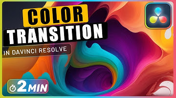 How to Create COLOR TRANSITION Davinci Resolve