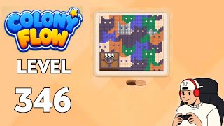 Colony Flow level 346 walkthrough gameplay Solution