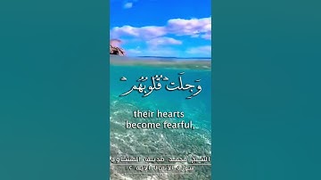 سورة الأنفال الآية ٢ الشيخ محمد صديق المنشاوي