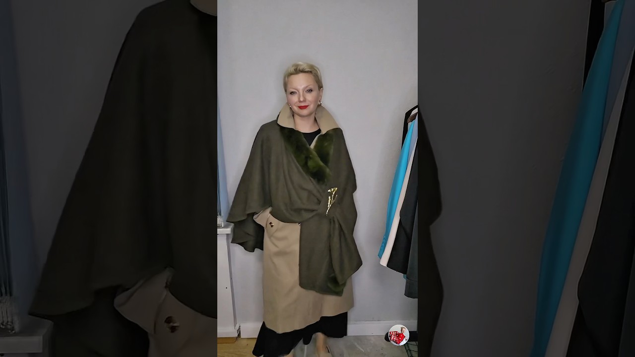 Пончо в образе: За или против? #fashion #стиль #мода #туториалодежда