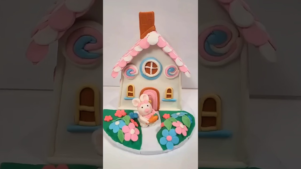 I Built an Entire Easter Bunny HOUSE Out of Cake 