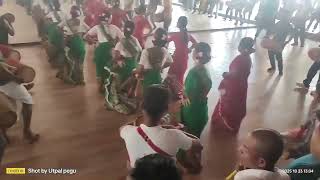 A Glimpse Of Our Beautiful Traditional Group Dance Full Of Rhythm, Culture, And Unity.
