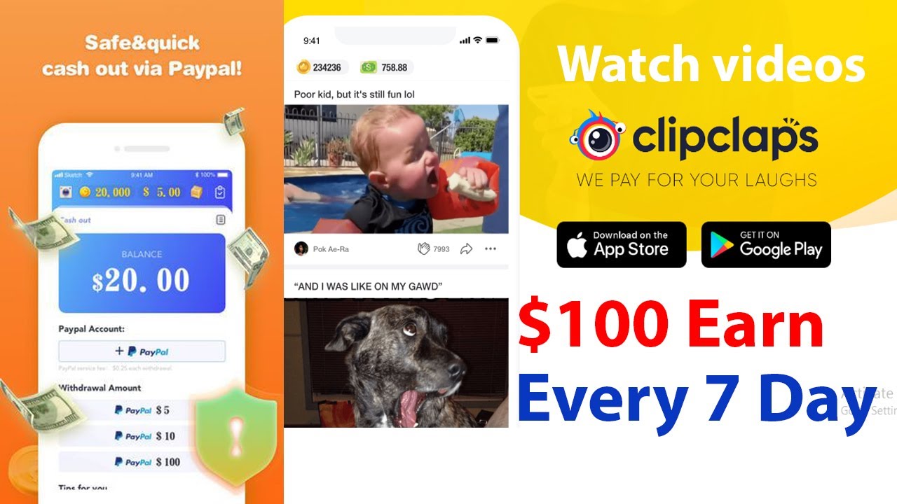 How to create clipclaps account || How to earn $15 per day || Free paypal cash || Tanzer Official