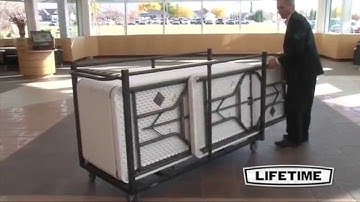 Lifetime Table Cart - 80193 Folding Table Storage Truck