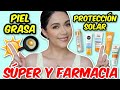 PROTECTORES SOLARES PARA PIEL GRASA DEL SÚPER Y FARMACIA | MARIEBELLE COSMETICS