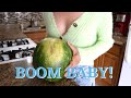 Watermelon Challenge &amp; Mini Home Update | Vlog