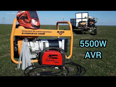 Cum SUDEAZĂ Generatorul R-Power GE 5000 Ruris