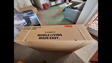 Mitsubishi Rosa Bus Conversion Air Conditioner finally arrives