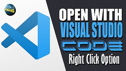 Add Open with Code option in Windows Context Menu | Visual Studio Code | Tech with Awais