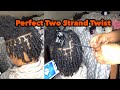 PERFECT TWO STRAND TWIST ON SHORT NATURAL HAIR | 4B/ 4A