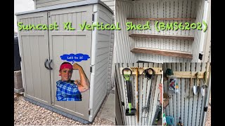 Assemble Suncast XL Vertical Shed (BMS6202) - Few steps the manual left out