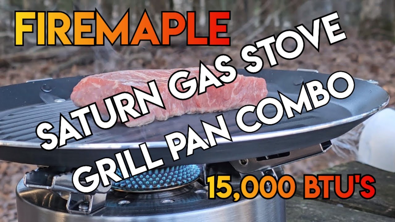 Saturn GAS Stove with Portable Grill Pan Set