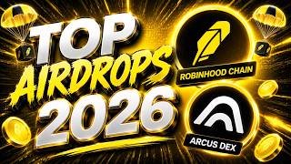 🟨 TOP 2 AIRDROPS DE 2026: AIRDROP ROBINHOOD y AIRDROP ARCUS 🟨