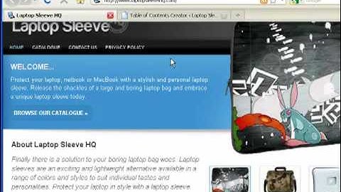 Table Of Contents Creator