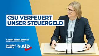 CSU verfeuert unser Steuergeld