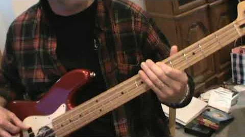 Nazareth: Bad Bad Boy Bass Cover/Lesson