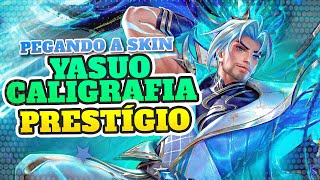 Tentando pegar a Skin do Yasuo Prestígio Caligrafia | Wild Rift League of legends