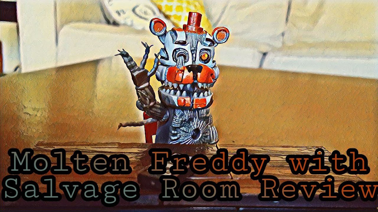 McFarlane Five Nights At Freddy's Molten Freddy Salvage Room Building Set  #25203